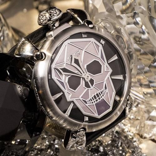 ガガミラノ マヌアーレ 48mm バイオニックスカル手巻き 限定 ガガミラノ マヌアーレ 48mm バイオニックスカル手巻き 限定
