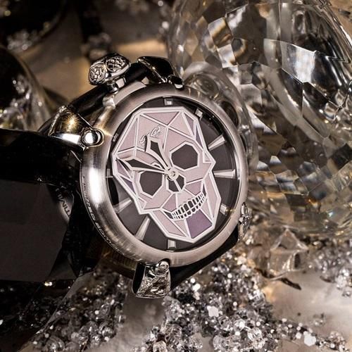 Manuale 48mm バイオニックスカル 5060.01S | GaGa MILANO Manuale 48mm バイオニックスカル 5060.01S | GaGa MILANO