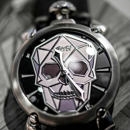 Manuale 48mm バイオニックスカル 5060.01S | GaGa MILANO Manuale 48mm バイオニックスカル 5060.01S | GaGa MILANO