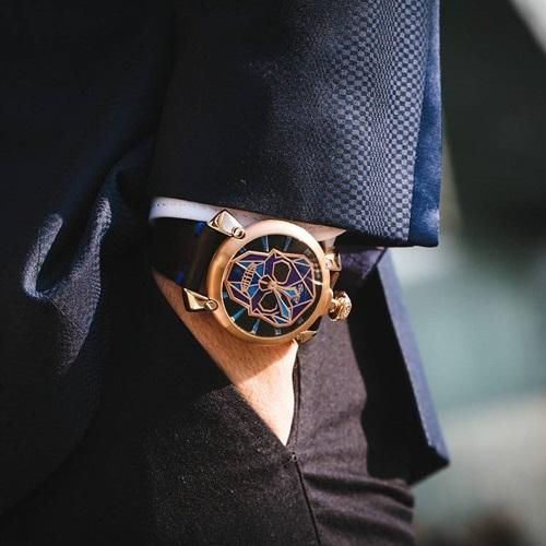 Manuale 48mm バイオニックスカル 5061.01S | GaGa MILANO Manuale 48mm バイオニックスカル 5061.01S | GaGa MILANO