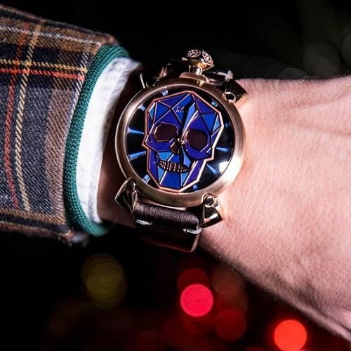 Manuale 48mm バイオニックスカル 5061.01S | GaGa MILANO Manuale 48mm バイオニックスカル 5061.01S | GaGa MILANO