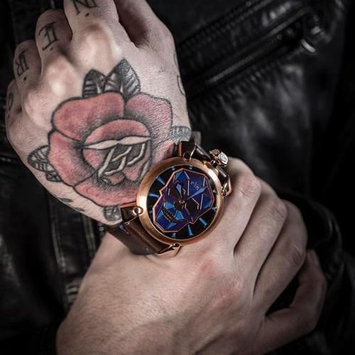 Manuale 48mm バイオニックスカル 5061.01S | GaGa MILANO Manuale 48mm バイオニックスカル 5061.01S | GaGa MILANO