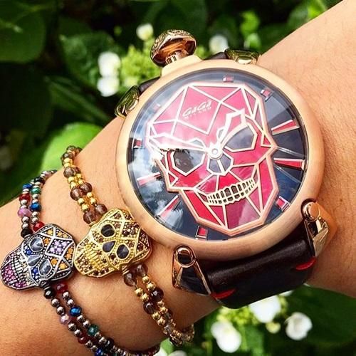 Manuale 48mm バイオニックスカル 5061.03S | GaGa MILANO Manuale 48mm バイオニックスカル 5061.03S | GaGa MILANO