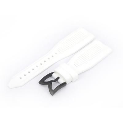確実正規 ガガミラノ 48mm用 ホワイト　ラバーベルト 未使用品 確実正規 ガガミラノ 48mm用 ホワイト ラバーベルト 未使用品