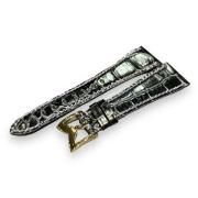 46MM 時計用 ベルト レザー ブラック パープル スティッチ ガガミラノ公式通販 | アクセサリー:時計 ベルト 46MMユニセックス |  ガガミラノ(GaGa MILANO) オンラインストア