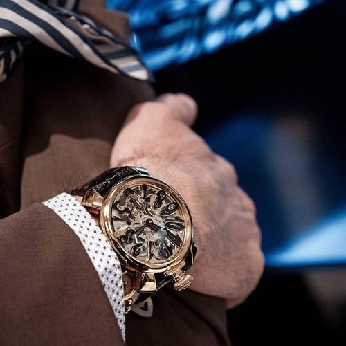 Manuale 48mm スケルトン 5311.02 | GaGa MILANO -ガガミラノ Manuale 48mm スケルトン 5311.02 | GaGa MILANO -ガガミラノ