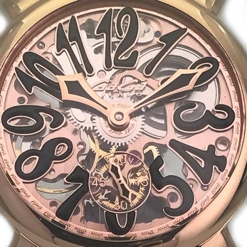 Manuale 48mm スケルトン 5311.02 | GaGa MILANO -ガガミラノ Manuale 48mm スケルトン 5311.02 | GaGa MILANO -ガガミラノ