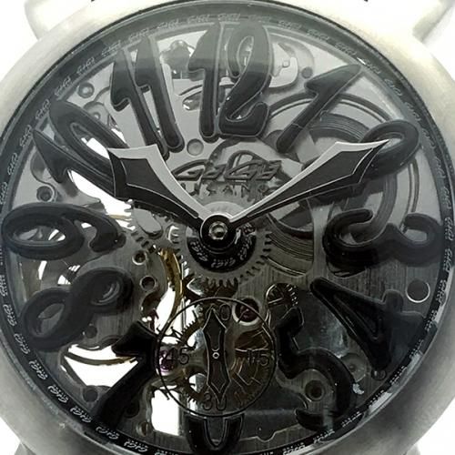 Manuale 48mm スケルトン 5310.02 | GaGa MILANO -ガガミラノ Manuale 48mm スケルトン 5310.02 | GaGa MILANO -ガガミラノ