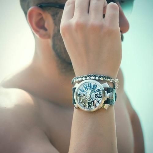 Manuale 48mm スケルトン 5310.02 | GaGa MILANO -ガガミラノ Manuale 48mm スケルトン 5310.02 | GaGa MILANO -ガガミラノ