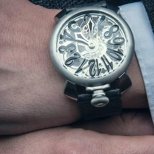 Manuale 48mm スケルトン 5310.02 | GaGa MILANO -ガガミラノ Manuale 48mm スケルトン 5310.02 | GaGa MILANO -ガガミラノ