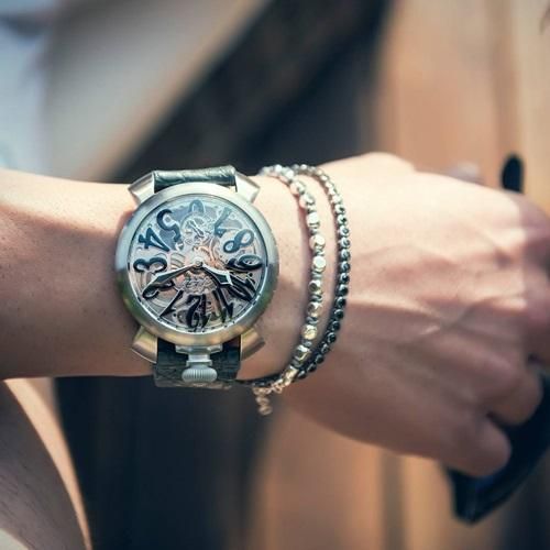 Manuale 48mm スケルトン 5310.02 | GaGa MILANO -ガガミラノ Manuale 48mm スケルトン 5310.02 | GaGa MILANO -ガガミラノ