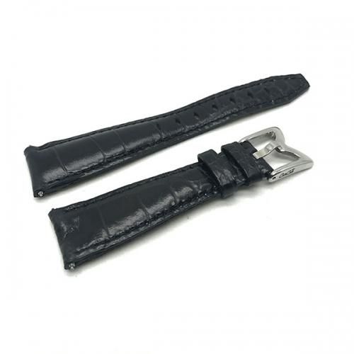 正規店舗使用中古美品 ガガミラノ 　◇48mm 厚手 ブラック レザーベルト GaGa MILANO ガガミラノ 日本正規品 純正 時計バンド ベルト