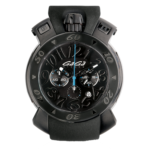 GaGa Milano ガガミラノクロノグラフ 48mm 白マルチカラー - 時計