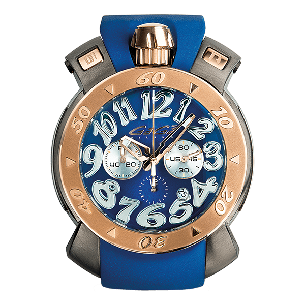 Chrono 48mm IPコーティング 8015.01 | GaGa MILANO -ガガミラノ- 公式