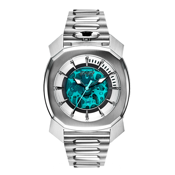 ガガミラノ GaGa MILANO 7054.01 フレームワン 44MM クォーツ メンズ _775606