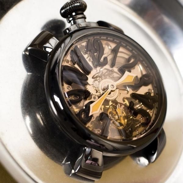 Manuale 48mm スケルトン 5312.02.OR | GaGa MILANO -ガガミラノ Manuale 48mm スケルトン 5312.02.OR | GaGa MILANO -ガガミラノ
