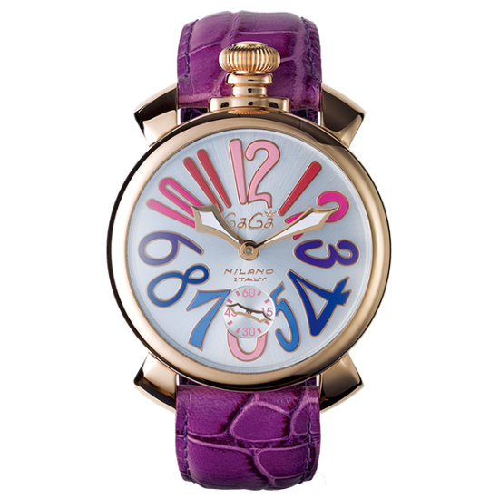Manuale 48mm ゴールドプレート 5011.09S | GaGa MILANO -ガガミラノ