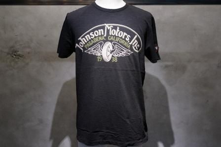 ジョンソンモータース ”ロゴTシャツ WINGED WHEEL” 【ジェット