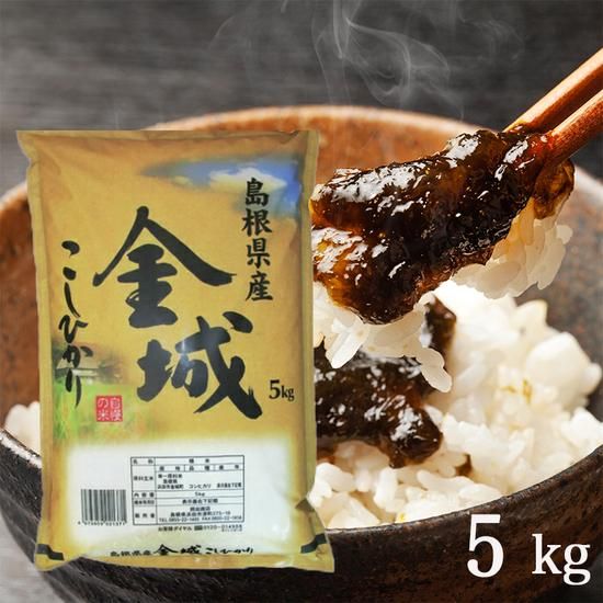 店内商品がすべてレジにて半額！！ 島根県浜田市金城町産こしひかり 令和6年産 5kg 美味しい島根 - 米・雑穀・粉類