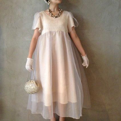 Layerd Dress / IvorySilver