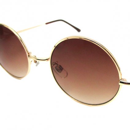 <img class='new_mark_img1' src='https://img.shop-pro.jp/img/new/icons20.gif' style='border:none;display:inline;margin:0px;padding:0px;width:auto;' />【半額】Loyd Sunglasses（丸眼鏡） for Japanese Gold×Brown Half