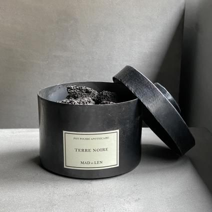 MAD et LEN Pot Pourri d'Apothicaire BLACK LAVA ROCK TERRE
