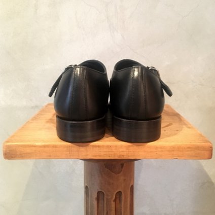 BEAUTIFUL SHOES　Singlemonk Shoes（ビューティフルシューズ シングルモンクシューズ）Black Kip
