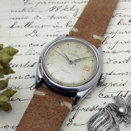 ロレックス　オイスターデイト　PRECISION 手巻き　アンティーク専用ページ ロレックス/オイスターデイトプレシジョン/ショートインデックス