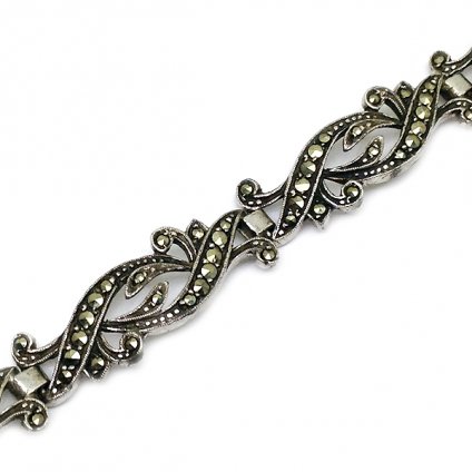1920's Silver Marcasite Bracelet (1920ǯ С ޡȥ֥쥹åȡ