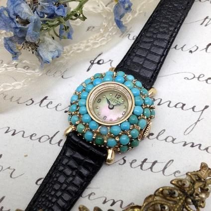 LUCIEN PICCARD TURQUOISE WATCH (륷 ԥ å) 