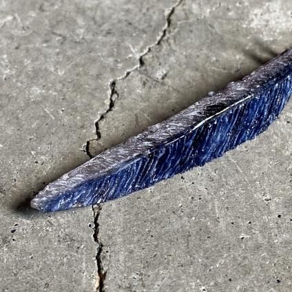 1960's Monique Vedie Acetate Blue Feather Brooch1960ǯ ˥åǥ ơ ֥롼ե ֥