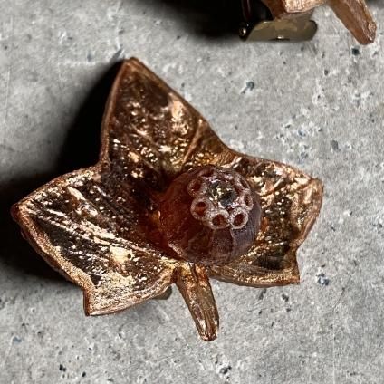 1960's Monique Vedie  Acetate Maple Leaf Earrings1960ǯ ˥åƥ ơ ᥤץ꡼ե󥰡