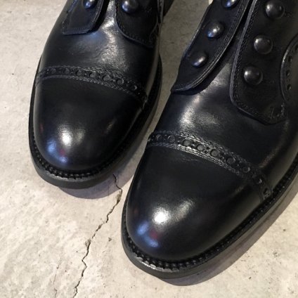 SONOMITSU Buttoned Shoes(ソノミツ ボタンシューズ)Black