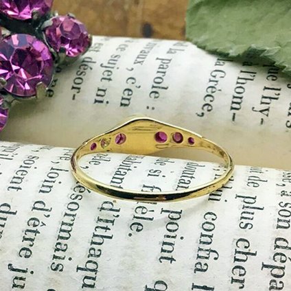 Victorian PearlPink Sapphire Ring (ȥꥢ ѡߥԥ󥯥ե )