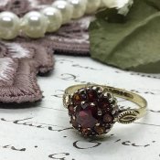 Victorian~Art deco Garnet Ring(ヴィクトリアン~アールデコ ガーネット リング)