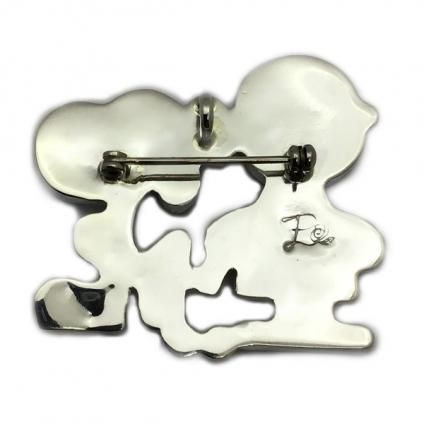 Paula Leekity Brooch Pendant top Snoopy and Charlie Brownʥݡ ꡼ƥ ֥ڥȥȥå ̡ԡ㡼꡼֥饦