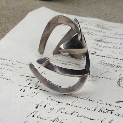 Swastika Cast Silver Bracelet ʥƥ 㥹 С Х󥰥