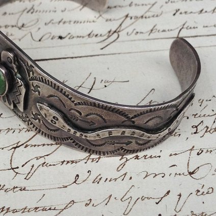 Thunderbird Snake Ingot Silver Bracelet（サンダーバード スネーク インゴットシルバーバングル）