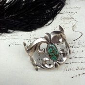 Turquoise Cast Silver Bracelet（ターコイズ キャストシルバーバングル）