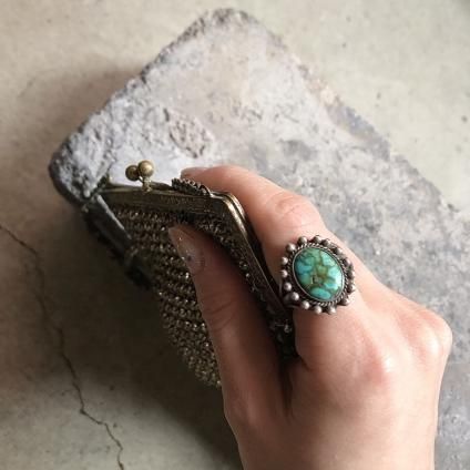 Turquoise Split Shank Silver Ringʥ ץåȥ С󥰡