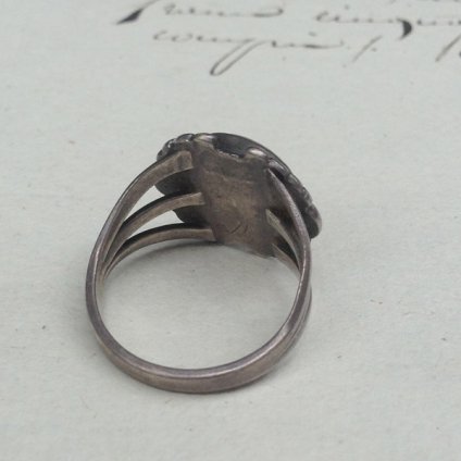 Vintage Silver Petrified Wood Ring (Сߥڥȥեɥåɥ󥰡