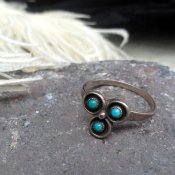 Vintage Silver×Turquoise Ring (シルバー×ターコイズリング)