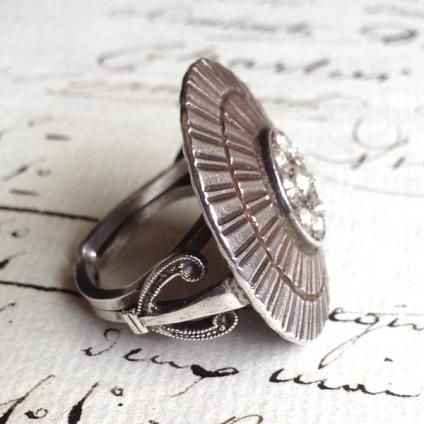 1920's Rene Mittler Metal  Ring (1920's ͡ߥåȥ顼 ᥿) 