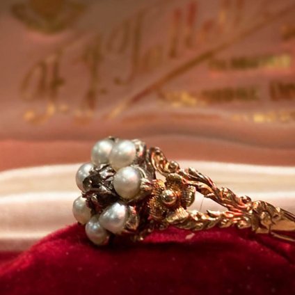 Georgian Pearl Diamond Antique Ring (硼 ѡ  ƥ)  