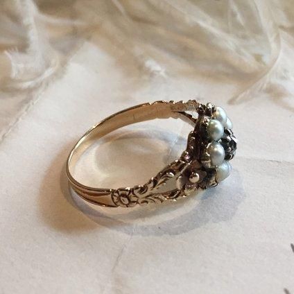 Georgian Pearl Diamond Antique Ring (硼 ѡ  ƥ)  