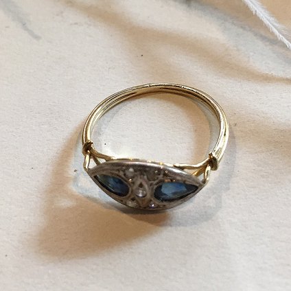 Art deco Sapphire Antique Ring (ǥ ե ƥ)  