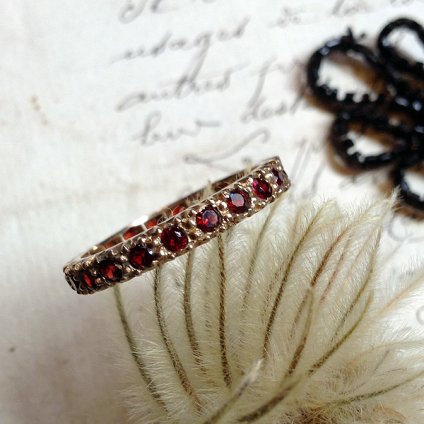 Victorian Garnet Antique Ring (ヴィクトリアン ガーネット 