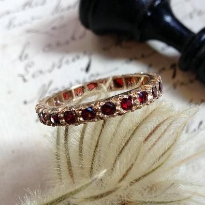 Victorian Garnet Antique Ring (ヴィクトリアン ガーネット