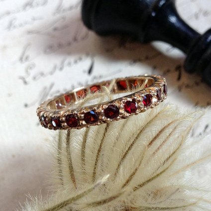 Victorian Garnet Antique Ring (ȥꥢ ͥå ƥ)  