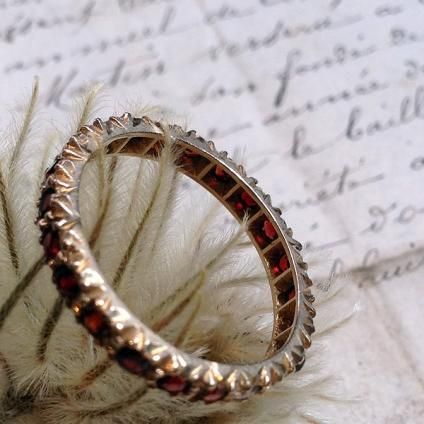 Victorian Garnet Antique Ring (ȥꥢ ͥå ƥ)  